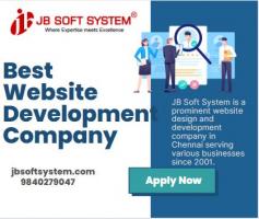 JB Soft System is a prominent website design and development company in Chennai serving various businesses since 2001. We have worked on various business verticals in web designing and web development services with an impressive track record of about 2500+ projects.