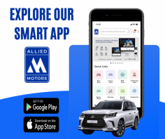 
Car Buying or Selling with Our User-Friendly App 

Download our Allied Motors Smart App from iPhone App Store or Android Google Play Store. Here you can find options like new cars, luxury cars, spare parts, and services, etc. Ping us an email at info@alliedmotors.com to assist with any motor vehicle inquiry.