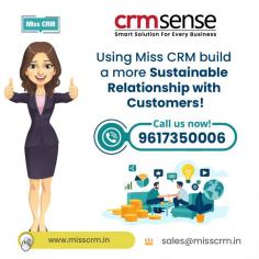 Do you want to make healthy customer relationships? Miss CRM is the best CRM tool to build more good relation with customers | CRM System |sales & marketing|CRM 