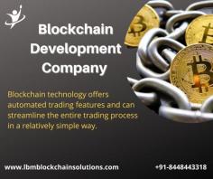 Blockchain technology offers automated trading features and can streamline the entire trading process in a relatively simple way. LBM Blockchain Solutions, widely regarded as the greatest blockchain development company, provides a broad range of services with cutting-edge knowledge. We provide the greatest blockchain solutions, which can be used to overcome numerous industrial obstacles, along with our team of trained and knowledgeable blockchain developers. 

LBM Blockchain Solutions is known for delivering efficient blockchain development throughout Mohali. We are a top leading Blockchain Development Company in Mohali. Check out the website to learn more.

Website: https://lbmblockchainsolutions.com/
