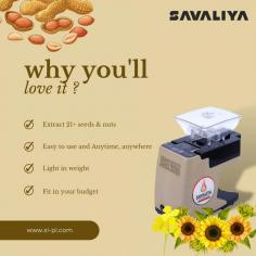 Savaliya Industries are one of the prominent manufacturers and exporters of a wide range of Oil Making Machine.  We offer our wide range of best Oil Making Machine in different specifications at economical prices.
https://www.si-pl.com/
