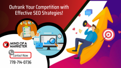 SEO or Search Engine Optimization is the practice of optimizing your webpages, and content such that google deems it relevant for people looking to solve a problem. There are many best practices that we follow to ensure your page hits higher in google. We write the content that makes your site rank, but it’s up to your site to convert them into a customer or members of your community. Contact Mind Of A Marketer for more information. 
