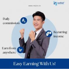 Get easy earnings with Reijiro by becoming Reijiro reseller. daily commission, earn from anywhere, recurring income and many more.