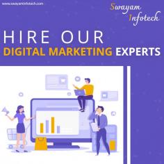 Hire our Digital Marketing Experts to raise your online visibility that meets your ROI. Build your brand, gain more traction and improve your online presence across the globe.
.
https://www.swayaminfotech.com/services/digital-marketing/