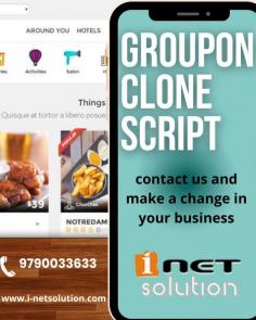 Mydala / Daily Deals / 1sale Clone scripts provide users with the best discount coupons for all products and services.

i-Net Solution provides Groupon Clone PHP Scripts with the best features designed specifically for clients, allowing them to make necessary modifications easily.

Our Mydala / Daily Deals / 1sale Clone Script is developed, with the best features for the clients. Our Groupon Clone PHP Script is a 100% customizable and readymade script. i-Net Solution offers our clients with Lifetime license for all our web scripts.

We have 18+ years of Industry and Technical Experience with a Skilled Team who develops all our products. All i-Net Solution Products are tested and executed with the highest quality using the latest tools and techniques.

The Clients can easily handle and manage the location, category, images, products, orders, and, payment. The main advantages of i-Net Solution MyDala / Daily Deals / 1sale Clone scripts are Mobile responsive and SEO friendly. We deliver our products within 24 hours of purchase.To know more visit our website www.i-netsolution.com
