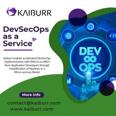DevSecOps as a Service ensures safe application delivery and a significantly shorter time to market. Enterprises that already use DevOps on various cloud platforms can quickly set up virtual machines and deliver applications. However, security is frequently overlooked during this process. For organisations to ensure that mission-critical apps are fortified with military-grade security, a change from DevOps to DevSecOps is necessary. Kaiburr can help you in this regard.