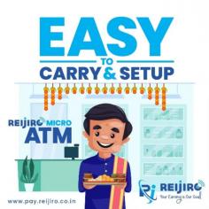 Reijiro micro ATM can easily do cash deposits,cash withdraw,bank statement.You can enhance your financial services with Reijiro ATM |banking services|sbi online
