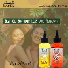 Nouvelle Nouveau has hair oil for hair growth. It moisturizes the hair and prevents breakage. Customers say it is the best oil for hair loss and regrowth. It stimulates follicles and strengthens roots. As it’s non-greasy, it is easy to apply. Click now. 

https://www.nvnvbeauty.com/collections/oils