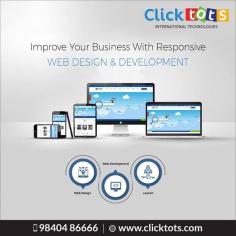 Click tots is a leading Best web design company in Chennai that provides a variety of services including website design, app development, search engine optimization, pay-per-click advertising, and social media marketing (SMM) services internationally.
We design user-friendly and interesting websites to help businesses rank higher in organic search results.
We have more than 50+ clients worldwide and have been a reputable web design business in Chennai for more than 10 years.
