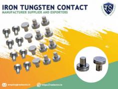Iron Tungsten Contact. Iron Tungsten Contact of soft, high-conductivity materials used as the makeup of electrical components. They are the materials in a system through which an electrical current flows; such as: Circuit breakers. miniature circuit breakers.

We Are Manufacturer Supplier and Exporters of Iron Tungsten Contact in India.

For More Details Visit : https://rselectro.in/

For any Enquiry Call Rs Electro Alloys Private Limited at Contact Number : +91 9999973612, For Sales Enquiry Email at : enquiry@rselectro.in
