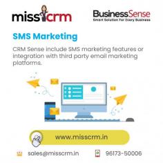 Miss CRM brings you the best features of SMS marketing where you can easily communicate with leads or customers & integrate with third party email marketing platforms