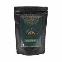 Buy Detox Green Tea (Loose) Online from Mountveda, Boost your digestive process with a nice hot cup of Digestive Tea! Good digestion is important to ensure you get the most nutrients from the food you eat! *Made from 2g of tea in 100ml of water.