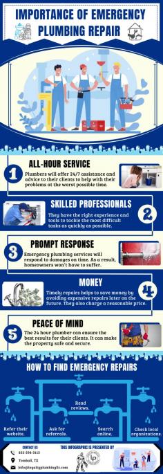 24 Hour Emergency Plumbing Service

We offer a wide range of plumbing repair services for residential and commercial clients. Our experts will always be ready to assist your urgent plumbing needs for the home. Contact us today.