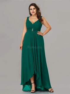 Robe de bal salle interne satin en simulation distinctif de col en v vintage