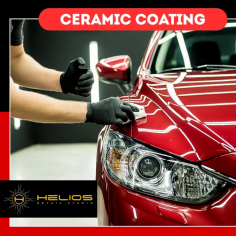 
Long-Lasting Protection for Your Vehicle

 A ceramic coating is a multi-layer, clear for your automobile that protects against light scratches, UV rays, and corrosion. Our trained and certified professionals provide enhanced durability and hydrophobicity for your car paint. Send us an email at heliosdetailstudio@gmail.com for more details.
