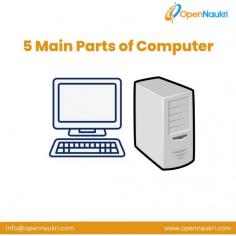 In today's time it is difficult to imagine life without computer. At present, it is used in every office, so for this it is very important for us to have knowledge about computer and its parts. There are many parts of a computer, but for convenience, they have been divided into two parts - 1- Hardware and 2- Software. To know more visit at: Read more in detail at: https://www.opennaukri.com/what-is-computer-its-parts-and-components/