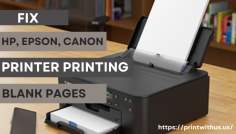 One of the most common errors faced by HP, EPSON and Canon printer users is Printer Printing Blank Pages. The Printer Printing Blank pages’ issue can be caused of various reasons. When you have Empty ink cartridge, Outdated printer drivers, missing print head and more. Follow the steps to fix the printer printing blank pages issue.

