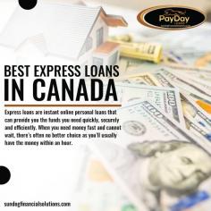 Have you ever found yourself in a predicament where you needed money, but none of your friends or family members were willing to lend it to you? It's a terrible sensation. There is only one remedy at that point when the issue appears unsolvable: a payday loan. Payday loans are a quick and simple way to obtain cash. They are ideal for times when you want additional cash for an emergency or just wish to purchase without waiting for payment. They work everywhere there is an internet connection! Find The Best Express Loans in Canada only at Sundog Financial Solutions. Visit now at  https://sundogfinancialsolutions.com/express-loans 