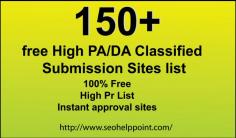 Classified ads are good and old advertising techniques that you can in newspapers for which you have to pay high rates. In comparison to this Online Classifieds are almost free and some of the websites provide premium accounts in which you can share photos, multiple website links, and important email ids that you want customers to see. Read More: https://seohelppoint.com/what-are-classified-ads-and-their-benefits/
