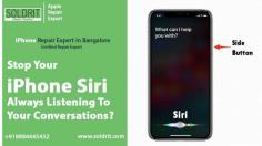 One of the greatest concerns was that the say “Hey Siri” request wasn’t the only one being listened to. It’s possible for devices with Siri to be accidentally triggered. For example, maybe you raise your Apple watch to activate Siri or maybe your HomePod hears someone mention Syria on TV, and Siri will record your conversation and send it to Apple for review. The good news is that you are now able to opt out of providing recordings, as well as stop Siri from listening to your conversations. Below we will explain how to turn off Siri’s listening.

Learn more here: https://www.soldrit.com/blog/how-to-stop-your-iphone-siri-always-listening-to-your-conversations/ 
