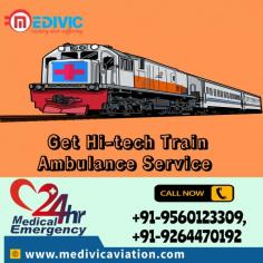 Medivic Aviation renders the excellent ICU Train Ambulance Service in Jamshedpur by superfast trains for secure and swift transportation where you want. We confer with medical experts like a doctor, paramedics, and technicians for patient care. So call us and hire our top-class train ambulance service to move them when you want.

Website: https://bit.ly/3CXVKtd