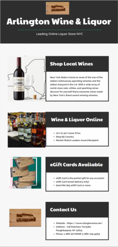 Are you looking for NYC wine delivery gift card online? Visit Arlington Wine & Liquor for the best quality wines and liquor. An eGift Card is the perfect gift for any occasion! Order Now!