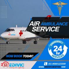 Medivic Aviation provides the superb emergency Air Ambulance Service in Kolkata with all necessary medical services to shift the intense patients from one town to another where you decided. We render quick bed-to-bed service with expert medical panels and MD doctors with advanced lifesaver medical apparatus.

Website: https://bit.ly/2X38LeJ