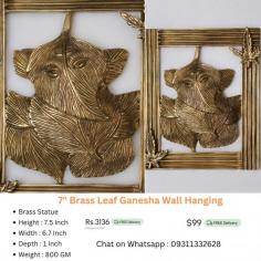 Specifications :

Brass Statue

Height : 7.5 Inch

Width : 6.7 Inch

Depth : 1 Inch

Weight : 800 GM