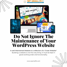 A well-maintained website maintains all of its features operational, current, and well-optimized for both desktops and mobile devices, which makes it practical for users. WordPress maintenance services are essential to choosing since they keep spammers and hackers at bay while also assisting you in gaining more users and traffic. One of the top businesses offering the greatest services that include all necessary components and services is WP Small Fix.