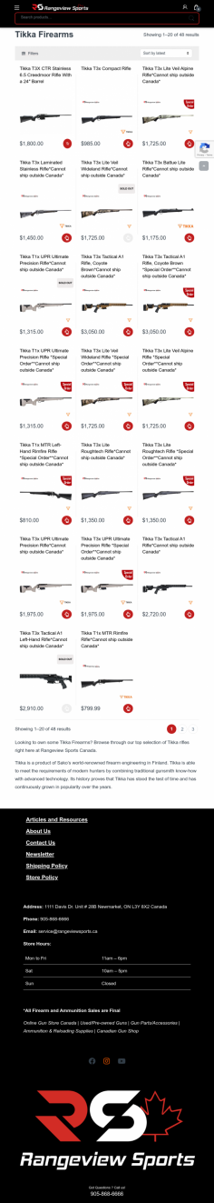 Tikka rifles in Canada

https://www.rangeviewsports.ca/product-category/firearms/tikka/