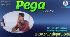 Onlineitguru is the best online institute for any course in India,Hyderabad.Our PEGA Training Certification course provides you with in depth knowledge of this course.PEGA course is now in demand and business enterprises are also expanding, Pega software tool is being used for this.If you have any queries you may contact 9550102466.
