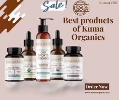 Kuma Organics offers a wide range of organic CBD products with tremendous results in your daily life. We have special organic CBD for sale for our premium customers, you can take benefits by enrolling in the customer loyalty program and take benefits of special discounts on our premium CBD products. 

