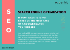 SEO Company Toronto- The Best Digital Marketing Agency In Canada

We are the best SEO Company in Canada who are driven by facts. We help clients locally and worldwide with their online marketing strategy by making sure that what we do, we do it well. We have helped more than 200+ businesses go from small to big companies in the last previous years, and it's all because of the quality of our work!