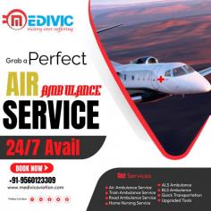 The people can get the excellent ICU setup Air Ambulance Service in Delhi with upgraded medical instruments, well-versed medical panels, and well-qualified MD doctors for secure patient transportation. We give you A to Z medical facilities with proper bed-to-bed service when you want.

Website: https://bit.ly/2X5x3EZ