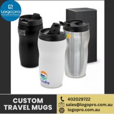 After you've chosen your personalised travel mug design, make it truly one-of-a-kind by personalising it with one of our many customization options. Custom travel mugs can be personalised with names, designs, and messages and used for both business and personal purposes. 
Read More - https://www.logopro.com.au/drinkware-food/drinkware