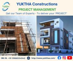 Yuktha is the most trusted and leading construction company in Hyderabad. We deliver the best quality construction on time and  E- monitoring service,  Low-Cost Best Residential House in Hyderabad and villas, and 2BHK,3BHK Plot for sale. Project management Contracts &  Apartments. 
