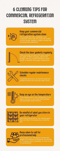 6 Cleaning Tips for Commercial Refrigeration System

As a business owner, you know how important it is to have a reliable commercial refrigerator. It keeps all your products cool, so you need to make sure it’s well maintained. Below are six useful commercial refrigeration cleaning tips to keep things running smoothly.

1. Keep your commercial refrigeration system clean. This includes the coils, condenser, and evaporator. Dirty coils can cause the system to work harder, leading to higher energy bills and potential breakdowns.

2. Check the door gaskets regularly. Make sure they are tight and snug, without any gaps. If there are gaps, cold air will escape, and your system will have to work harder to maintain the proper temperature.

3. Schedule regular maintenance checks. A qualified technician can identify potential problems before they become major issues.

4. Keep an eye on the temperature. If the temperature in your refrigerator is too high or too low, it can cause food spoilage and potentially health hazards.

5. Be mindful of what you store in your refrigerator. Some items, like produce, can release gases that can affect the temperature inside the unit.

6. Know when to call for professional help. If you notice your commercial refrigeration system isn't working as efficiently as it should, or if it breaks down completely, it's time to call in a professional.

Many of the cleaning companies in Singapore offer industrial cleaning services for refrigeration buildings. This includes cleaning and maintenance services to keep industrial facilities in high condition.