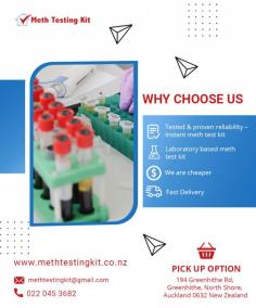 Get a Meth Test done for your property every 6 months to avoid costly repairs

Meth Testing can be an ideal solution to find out if your property is contaminated. We have used the latest German technology in developing our test kits and we provide professional Meth Testing Auckland services with fast and accurate results. Order your kit today and enjoy super-fast delivery in Auckland. 

