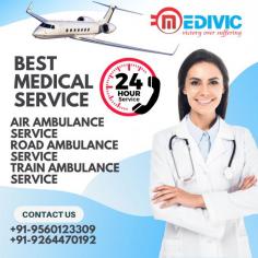 Medivic Aviation is one of the highly responsible Air Ambulance Services in Kolkata to move unhealthy patients with all needy medical aids for the patient during transportation. It is a well-accomplished air ambulance service provider for emergency patient evacuation where you want.

Website: https://bit.ly/2X38LeJ
