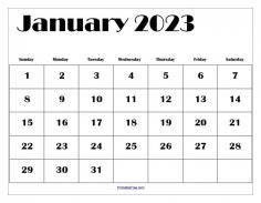Calendars are indispensable tools for organizing individual’s daily life. Calendars of various types are available to meet the needs of everyone. There are numerous options for printing January 20223 Calendar Printable PDF from Printable Tree. Free calendars can be downloaded from our websites. These websites also allow you to add some personal touches.