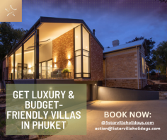 Renting a holiday home is the most sensible option for your upcoming trip to Phuket. From a little apartment for two to a sizable family-size rental home, Phuket is guaranteed to have a suitable vacation home that fits your needs and budget. 5 Star Villa Holidays offers the best villas in Phuket for couples, families, and groups of friends seeking the ultimate privacy and indulgence. Luxurious villas with their own balconies are available at The Renaissance Phuket Resort & Spa.