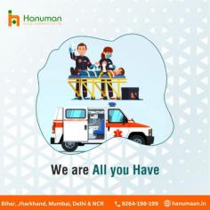 We here at Hanuman Ambulance, are well-known for being the fastest and most reliable service provider in all of India. we provide basic life support for non-emergency, and Advanced life support ambulances for an emergency,