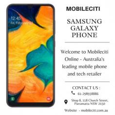 Looking for Samsung Galaxy Phone for sale? We have the best one for you. Shop for Samsung Mobile Phones & avail of the best offers. Get attractive EMI options with free delivery of Samsung Mobile Phones to your convenience. Read More - https://www.mobileciti.com.au/mobile-phones/samsung