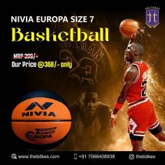 Nivia Europa 7 Basketball comes with superb quality material which give awesome grip while playing, buy online now at affordable price now. We are authorized distributors of Cosco, Yonex, Nivia, Spartan, SS, Tennex, Konex and many more Indian and global brands. If you're keen on this preferred game, do visit thetidkes.com for the most effective basketballs. We ship everywhere around the globe. Be an element of this popular game and be an owner of number 1 of the best basketballs.