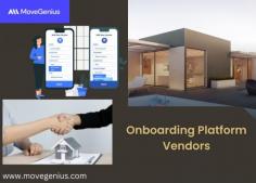 Vendor onboarding is the procedure of obtaining the data from suppliers that are required to set them up as authorized sellers with your business. MoveGenius is a digital platform which automates all onboarding tasks for vendors. Both vendors and agents will find it quite simple to use, allowing you to concentrate on the selling process. To know more, visit our website today.