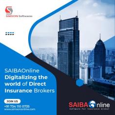 SAIBAOnline is a software designed specifically for direct insurance brokers. It is most preferred choice of leading direct insurance brokers across the globe. Our software for insurance brokers, provides single unified view of the customers which also includes managing activities and opportunities. SAIBAOnline provides support for all sales channels including brokers, point of sales, agents, and direct employees. All the major types of insurance products are supported by our software like - Motor, Health, Property, Engineering, Travel, Home, Life Insurance, etc.