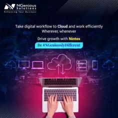 Drive continuous innovation and grow your business instead of having to  repeat your work and do everything on cloud.
Automate your Business Processes quickly and easily with Nintex. 
Talk to our subject matter experts today and drive growth with Nintex