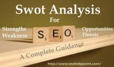 The word ‘SWOT’ stands for Strengths, Weakness, Opportunities, and Threats. Identify your SEO weaknesses. Let's study the SWOT analysis in-depth. SEO SWOT Analysis: A Complete Guidance. 