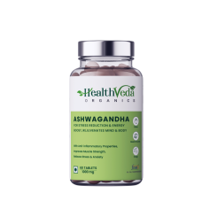 Health Veda Organics Ashwagandha Tablets relieve stress & boost the immune system. When it comes to your body, Ashwagandha helps in the development of muscle mass and strength. These Capsules increase your stamina and support in maintaining a healthy lifestyle and allow you to engage in strenuous physical workouts.