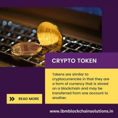 Tokens are similar to cryptocurrencies in that they are a form of currency that is stored on a blockchain and may be transferred from one account to another. Their behaviour is affected by smart contract implementations. Every blockchain technology has its own rules for creating a token. Also, each token has its own specific and distinct use case from another token.
